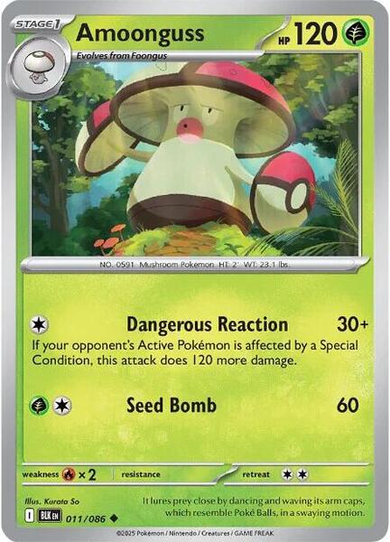 Amoonguss [SV: Black Bolt] #011/086 - NM