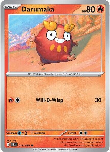 Darumaka [SV: Black Bolt] #013/086 - NM