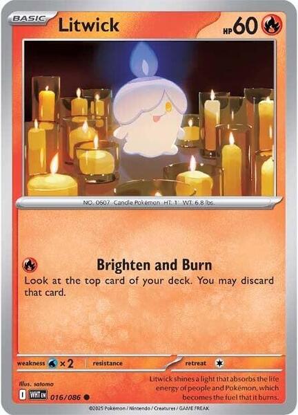Litwick [SV: White Flare] #016/086 - NM