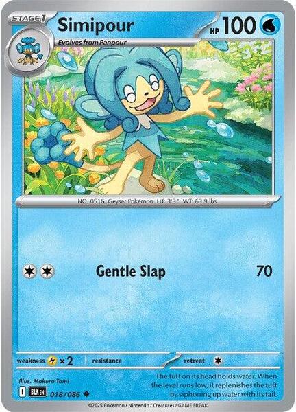 Simipour [SV: Black Bolt] #018/086 - NM