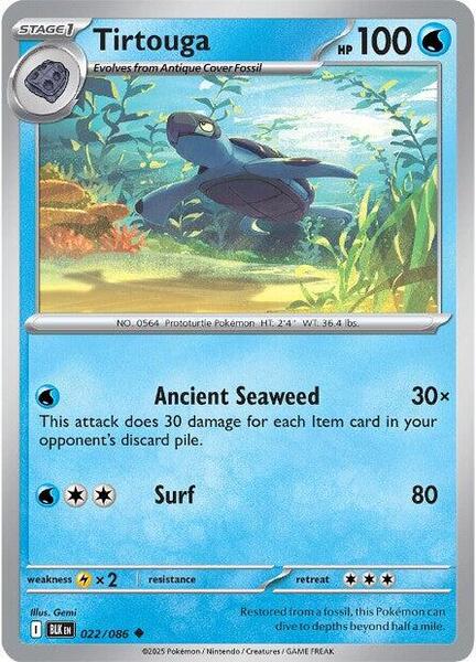 Tirtouga [SV: Black Bolt] #022/086 - NM
