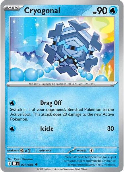 Cryogonal [SV: Black Bolt] #027/086 - NM