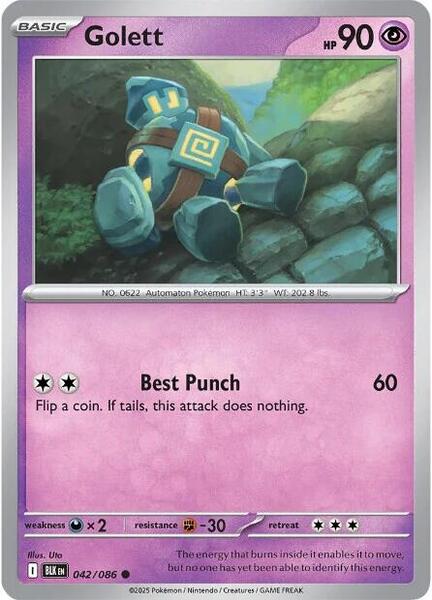 Golett [SV: Black Bolt] #042/086 - NM