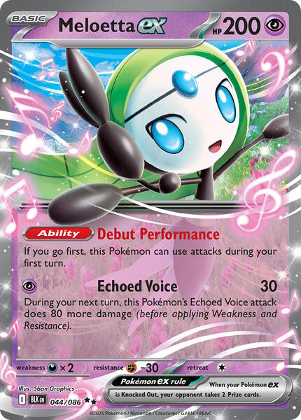 Meloetta ex [SV: Black Bolt] #044/086 - NM