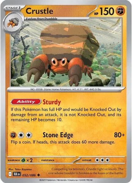 Crustle [SV: Black Bolt] #052/086 - NM