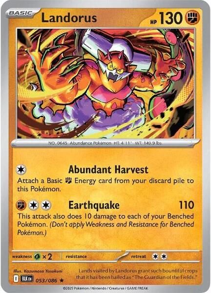 Landorus [SV: Black Bolt] #053/086 - NM