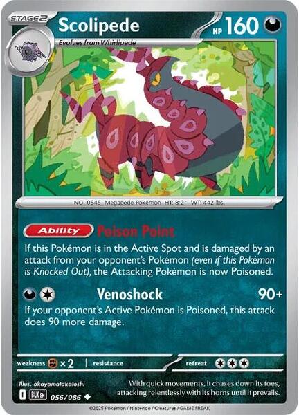 Scolipede [SV: Black Bolt] #056/086 - NM