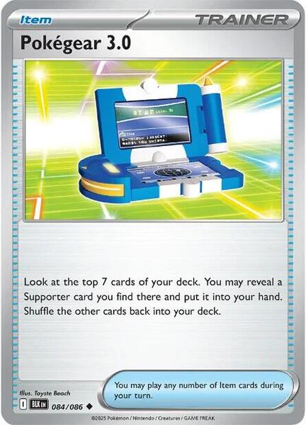 Pokegear 3.0 [SV: Black Bolt] #084/086 - NM