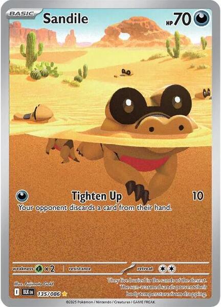 Sandile - 135/086 [SV: Black Bolt] #135/086 - NM