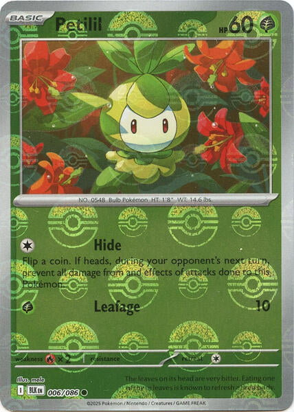 Petilil (Poke Ball Pattern) [SV: Black Bolt] #006/086 - NM