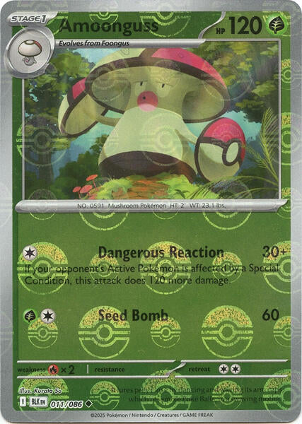 Amoonguss (Poke Ball Pattern) [SV: Black Bolt] #011/086 - NM