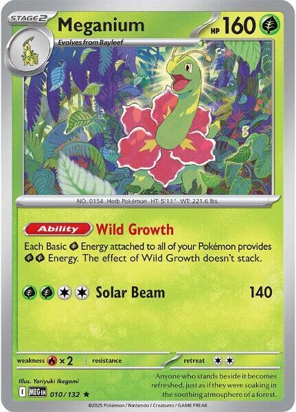 Meganium [ME01: Mega Evolution] #010/132 - NM