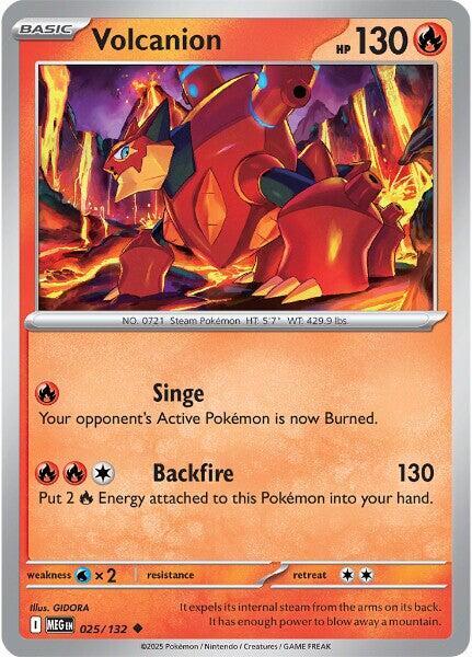 Volcanion [ME01: Mega Evolution] #025/132 - NM