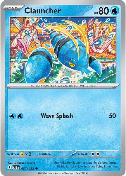 Clauncher [ME01: Mega Evolution] #037/132 - NM
