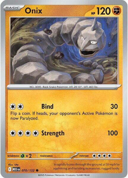 Onix [ME01: Mega Evolution] #070/132 - NM