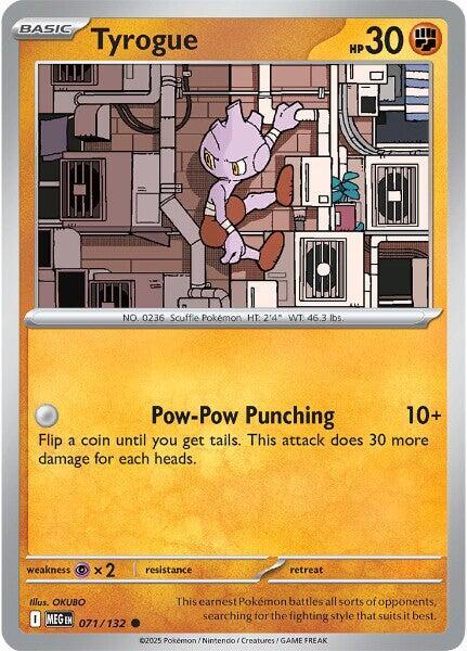 Tyrogue [ME01: Mega Evolution] #071/132 - NM