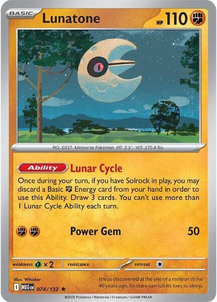 Lunatone [ME01: Mega Evolution] #074/132 - NM
