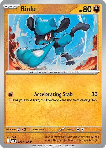 Riolu [ME01: Mega Evolution] #076/132 - NM