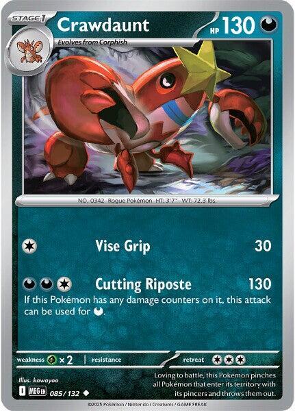 Crawdaunt [ME01: Mega Evolution] #085/132 - NM