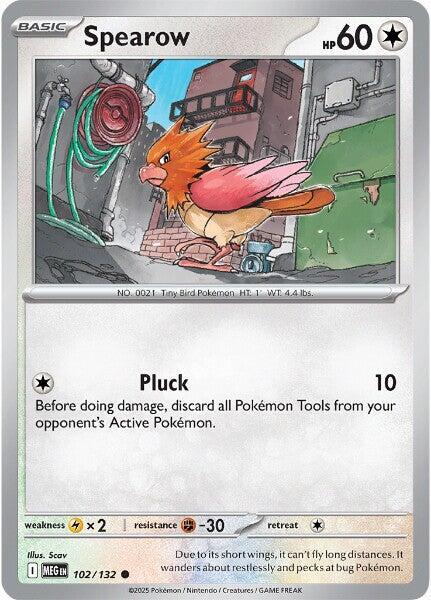 Spearow - 102/132 [ME01: Mega Evolution] #102/132 - NM