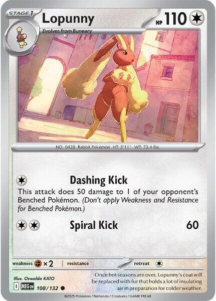 Lopunny [ME01: Mega Evolution] #108/132 - NM