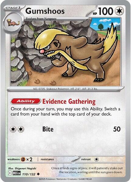 Gumshoos - 110/132 [ME01: Mega Evolution] #110/132 - NM