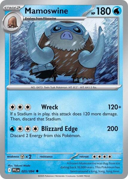 Mamoswine [ME02: Phantasmal Flames] #025/094 - NM