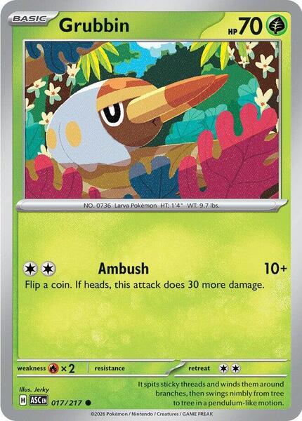 Grubbin [ME: Ascended Heroes] #017/217 - NM