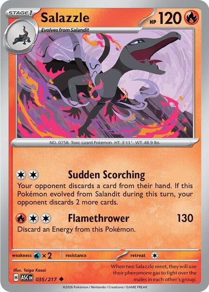 Salazzle - 035/217 [ME: Ascended Heroes] #035/217 - NM