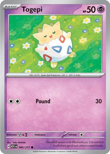 Togepi [ME: Ascended Heroes] #080/217 - NM