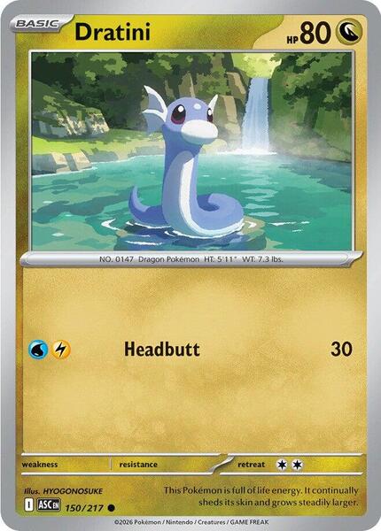 Dratini [ME: Ascended Heroes] #150/217 - NM