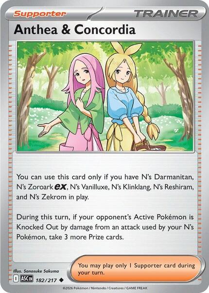 Anthea & Concordia - 182/217 [ME: Ascended Heroes] #182/217 - NM