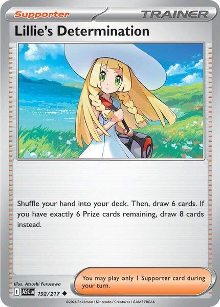 Lillie's Determination [ME: Ascended Heroes] #192/217 - NM