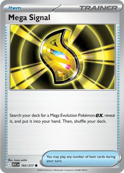 Mega Signal [ME: Ascended Heroes] #193/217 - NM