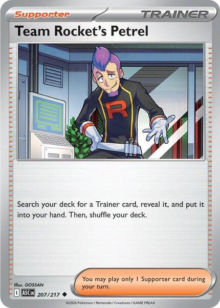 Team Rocket's Petrel [ME: Ascended Heroes] #207/217 - NM