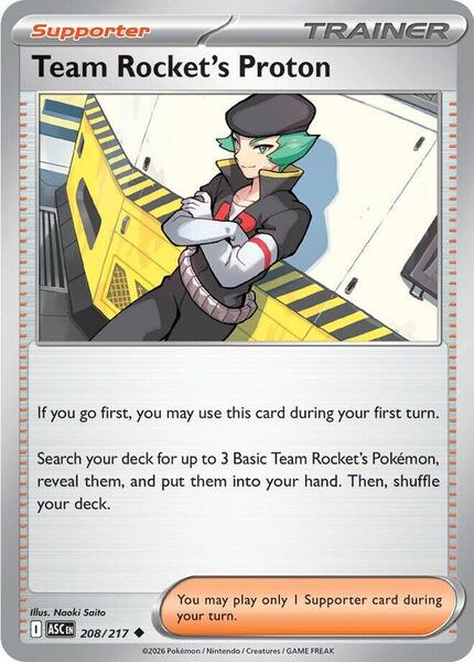 Team Rocket's Proton [ME: Ascended Heroes] #208/217 - NM