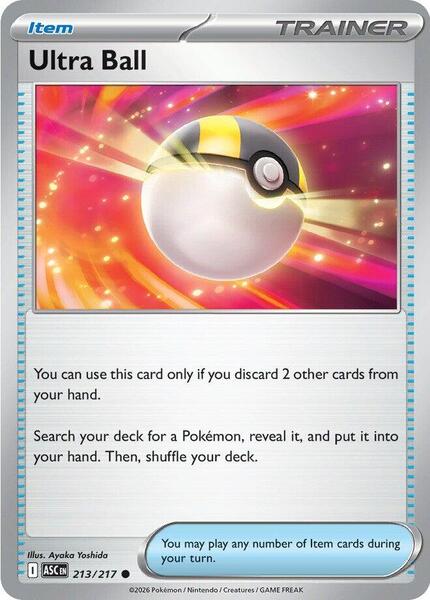 Ultra Ball - 213/217 [ME: Ascended Heroes] #213/217 - NM