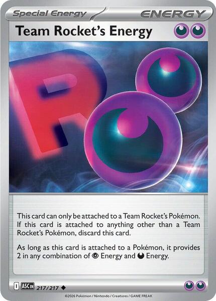Team Rocket's Energy [ME: Ascended Heroes] #217/217 - NM