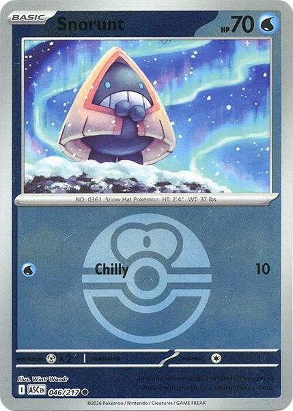 Snorunt - 046/217 (Love Ball) [ME: Ascended Heroes] #046/217 - NM