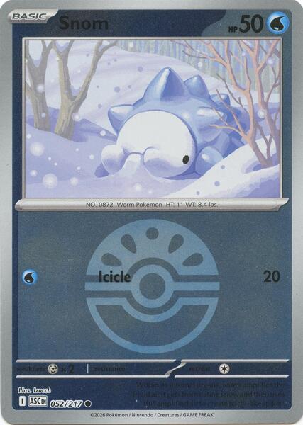 Snom (Friend Ball) [ME: Ascended Heroes] #052/217 - NM