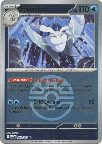 Frosmoth (Friend Ball) [ME: Ascended Heroes] #053/217 - NM