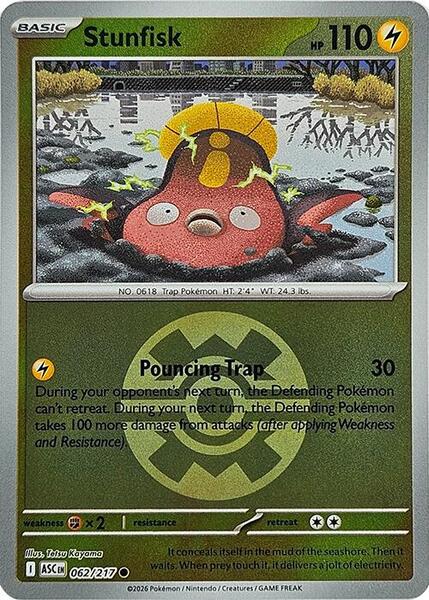 Stunfisk (Quick Ball) [ME: Ascended Heroes] #062/217 - NM