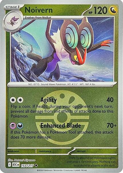 Noivern (Friend Ball) [ME: Ascended Heroes] #157/217 - NM