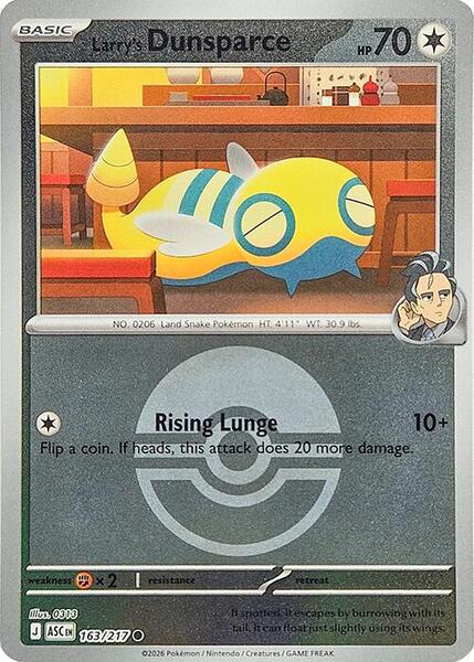 Larry's Dunsparce (Poke Ball) [ME: Ascended Heroes] #163/217 - NM