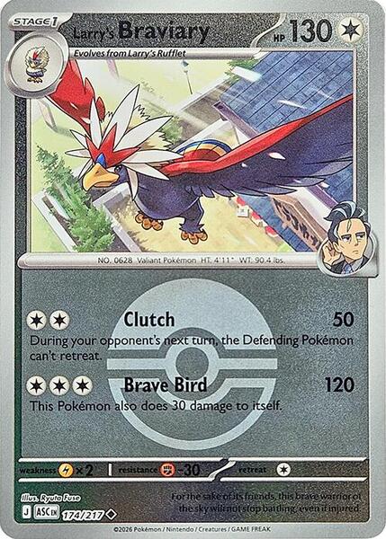 Larry's Braviary (Poke Ball) [ME: Ascended Heroes] #174/217 - NM