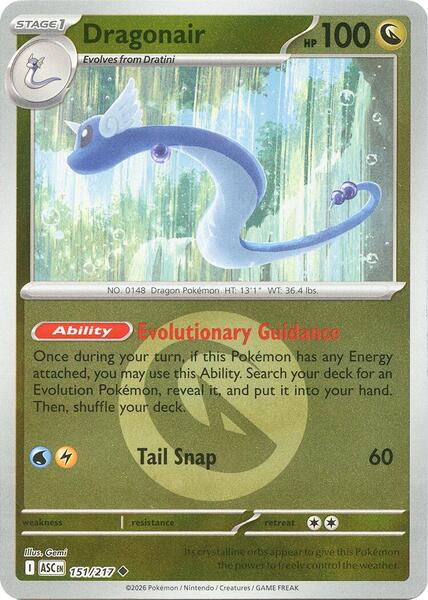 Dragonair (Energy Symbol Pattern) [ME: Ascended Heroes] #151/217 - NM