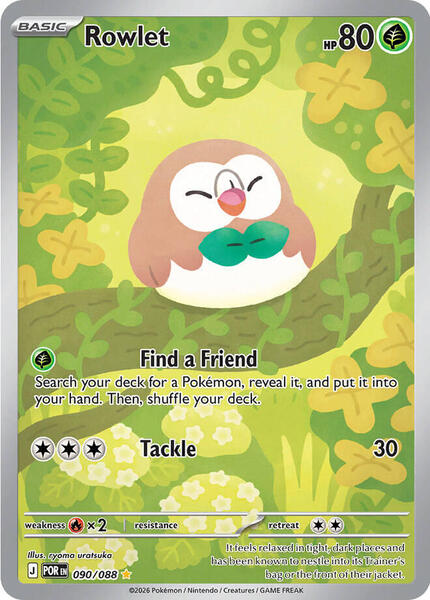 Rowlet - 090/088 [ME03: Perfect Order] #090/088 - NM