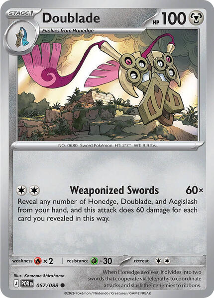 Doublade - 057/088 [ME03: Perfect Order] #057/088 - NM