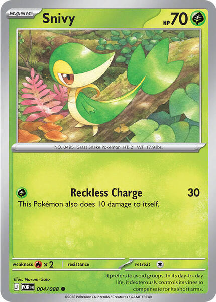 Snivy [ME03: Perfect Order] #004/088 - NM