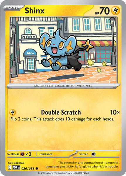 Shinx [ME03: Perfect Order] #026/088 - NM